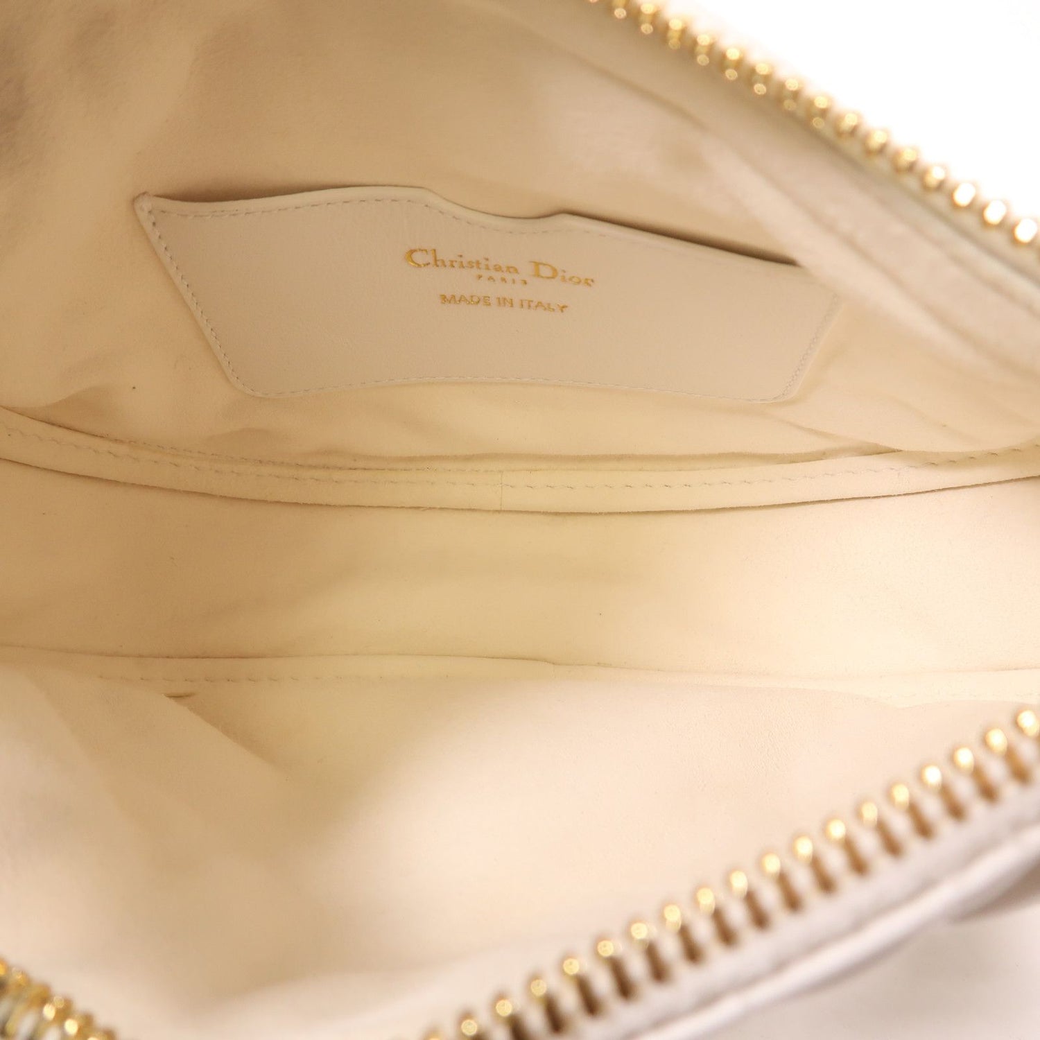 Dior Sheepskin Leather 2-way Shoulder Bag 2way Shoulder Bag White Lambskin (sheep Leather)