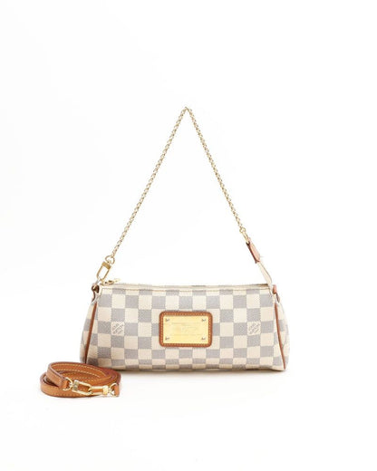 Louis Vuitton Damier Azur Eva Pochette Bag