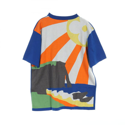 Louis Vuitton Lvm Intarsia Knit Rm 211m Zlw Hkn 15w Cotton Blue Mens L