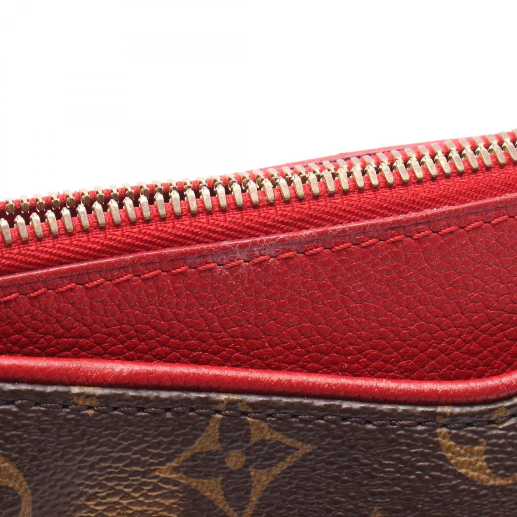 Louis Vuitton Palas Bb Cerise Brown Red Handbag M 41241