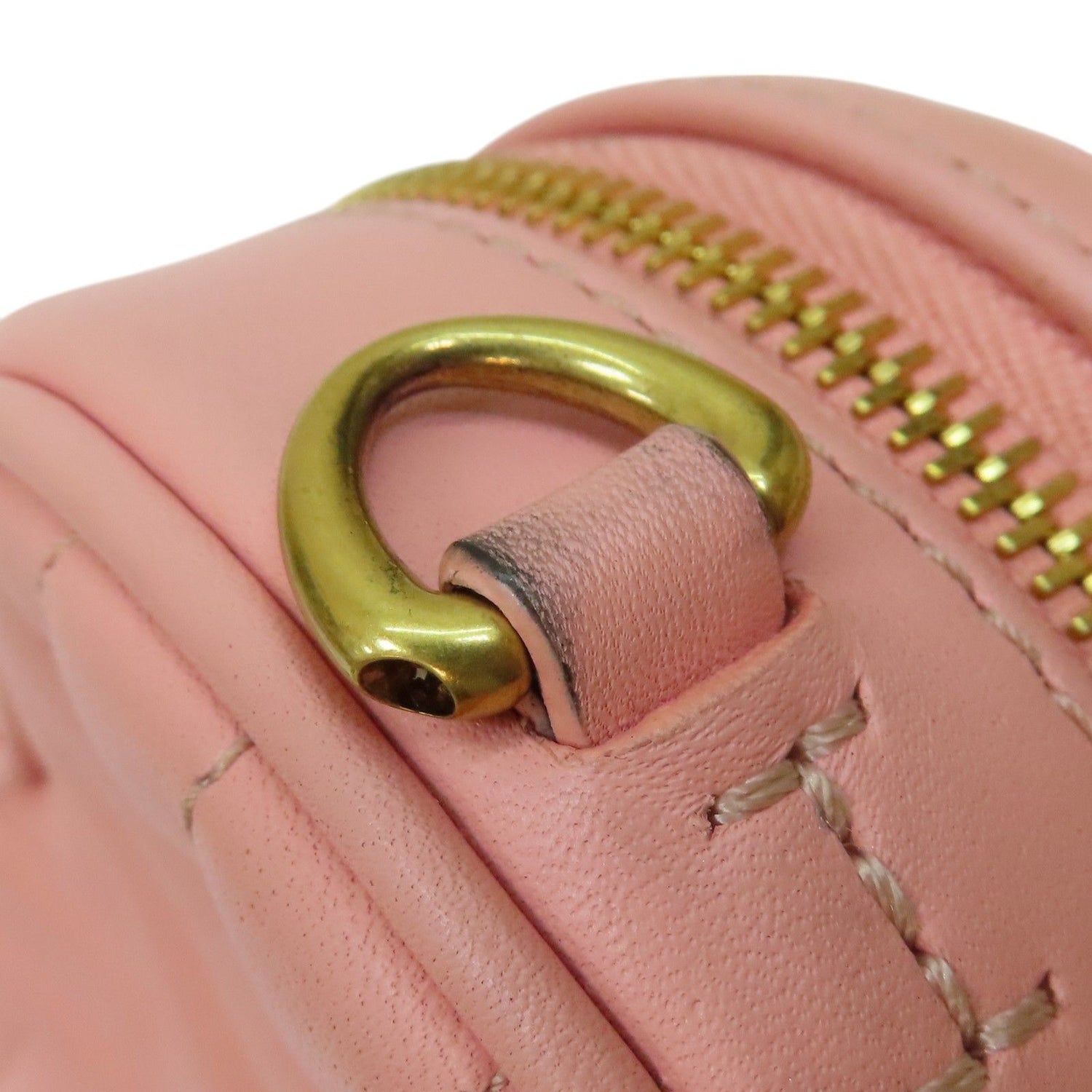 Louis Vuitton New Wave Love Lock Heart Shoulder Bag Calfskin Pink M 53205