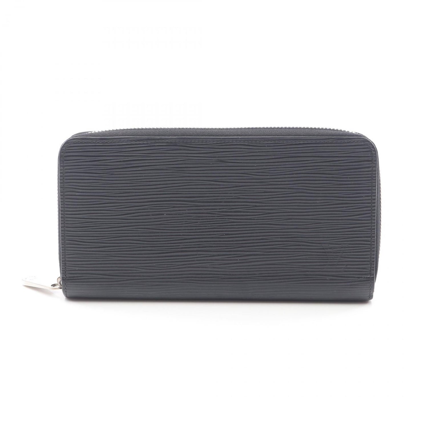 Louis Vuitton Zippy Wallet Black Around Long Wallet M 60072