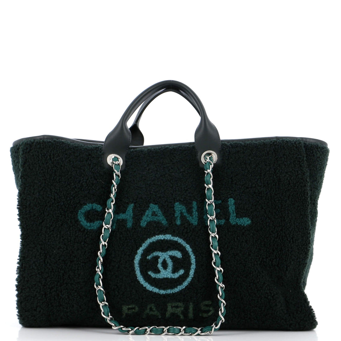 Chanel Deauville Tote Shearling Medium