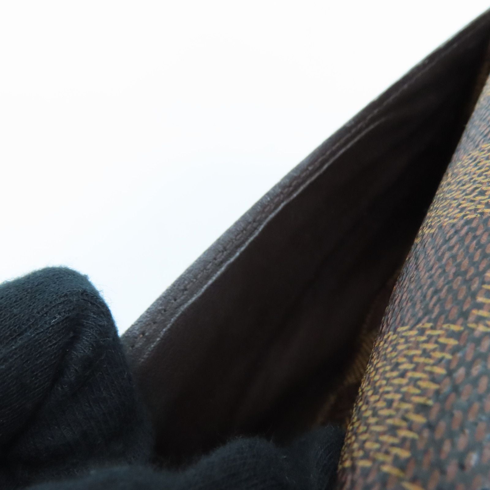 Louis Vuitton Sarah Wallet Damier Ebene Canvas N 63209