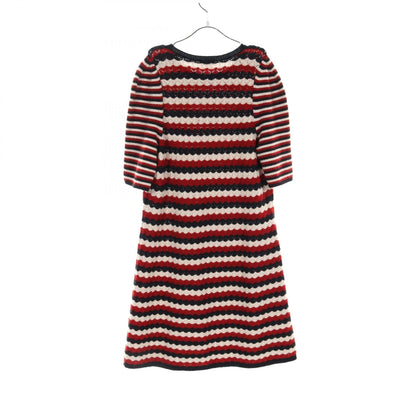 Chanel Navy Red White Dress Other Cashmere P 57823k 07567