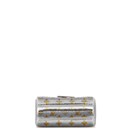 Louis Vuitton Twist Handbag Monogram Sequins Pm