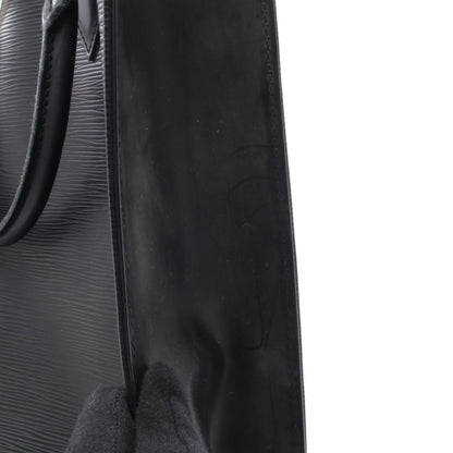 Louis Vuitton Sac Plat Black Tote Bag M 59242