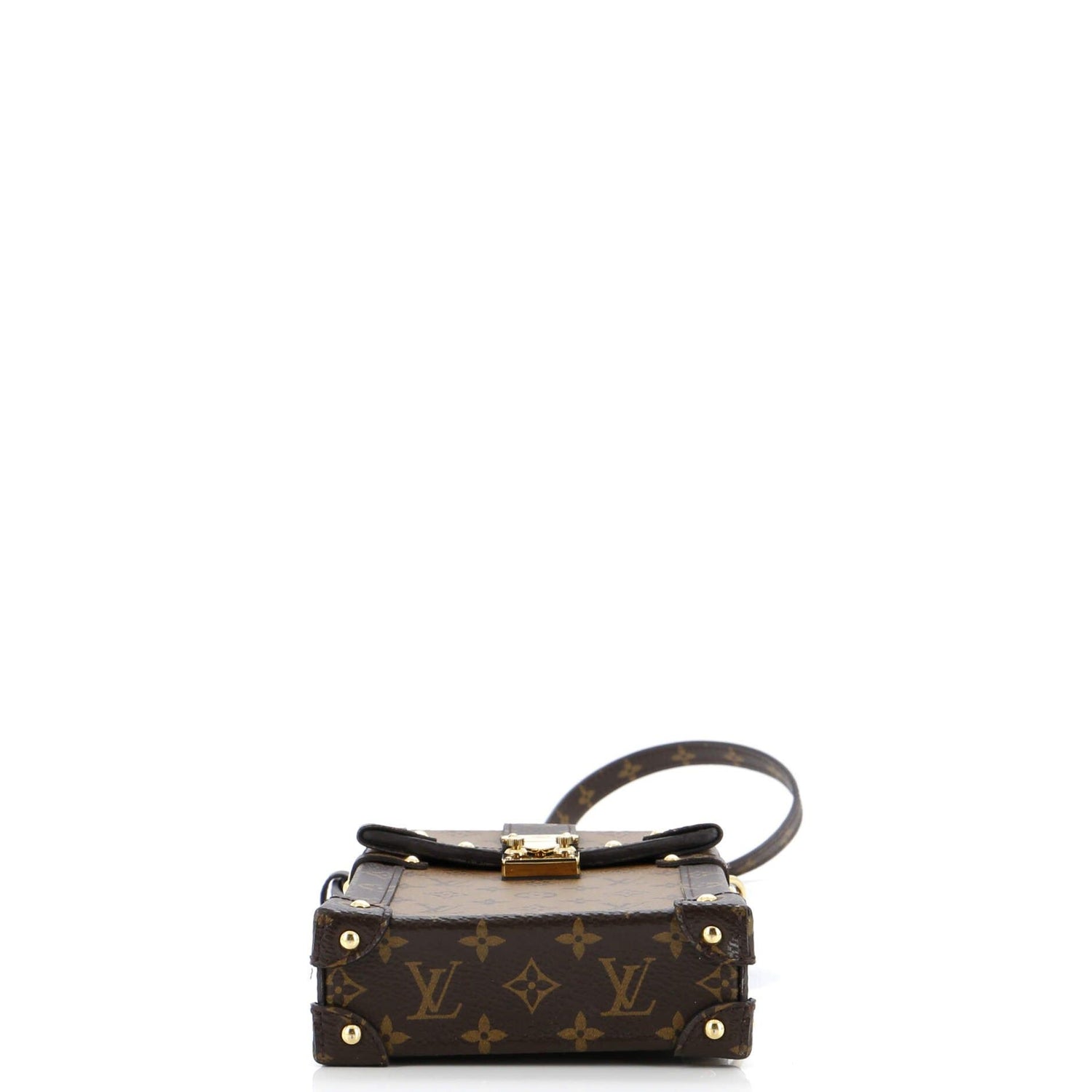 Louis Vuitton Vertical Trunk Pochette Reverse Monogram Canvas