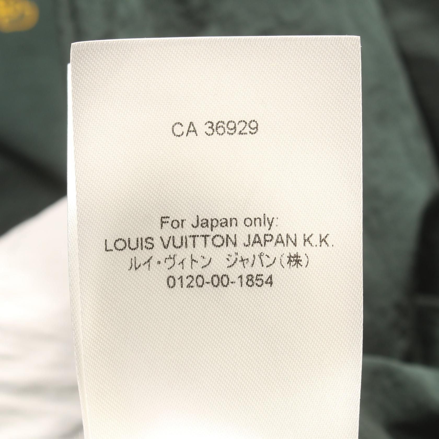 Louis Vuitton Patchwork Baseball Zip Hoodie White Green Yellow Nylon Jacket Rm 222 P 0g Hnb 85w