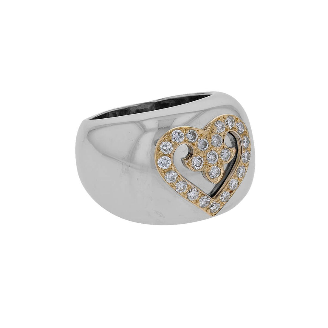 O.J. Perrin Legendes diamonds and gold ring