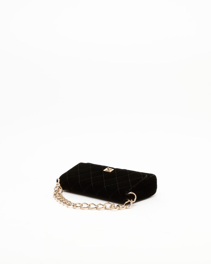 Chanel CC Velour Chain Bag