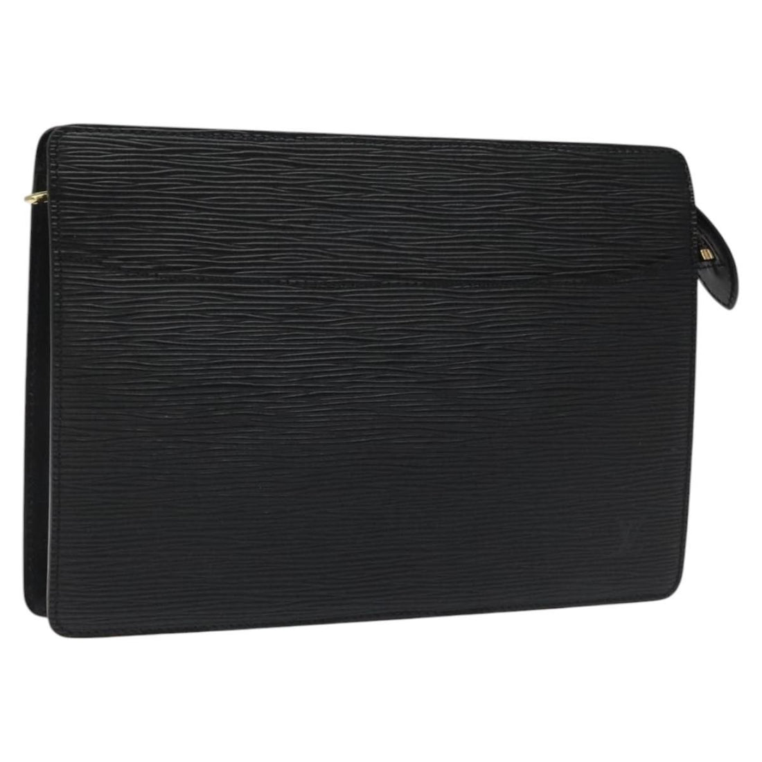 Louis Vuitton Epi Pochette Homme Clutch Bag Black Noir M 52522 Lv Auth