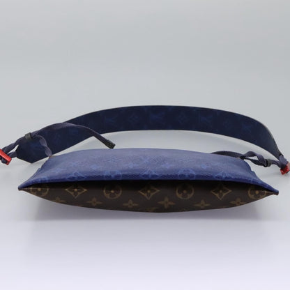 Louis Vuitton Monogram Pacific Split Sacoche Shoulder Bag Blue M 43854 Auth