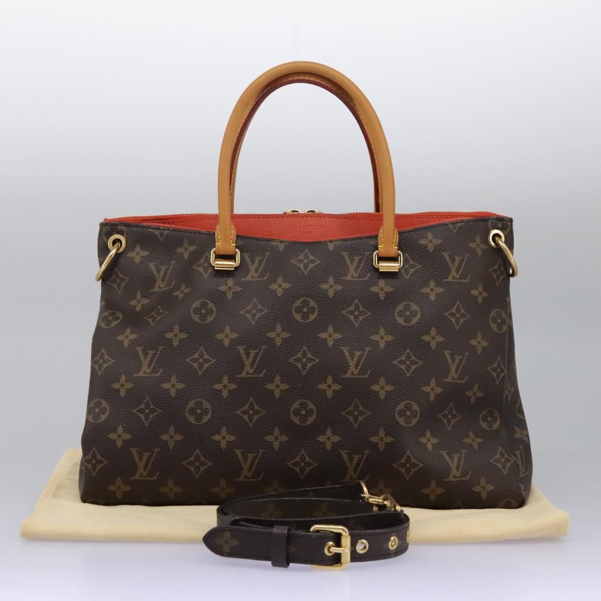 Louis Vuitton Monogram Pallas Hand Bag M 41175 Lv Auth