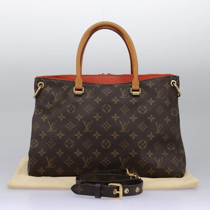 Louis Vuitton Monogram Pallas Hand Bag M 41175 Lv Auth