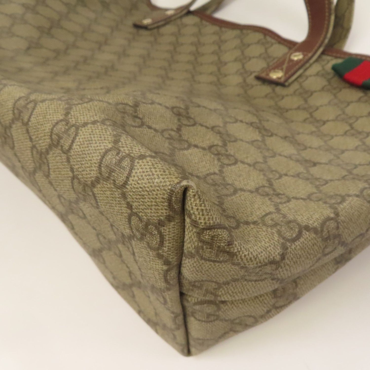 Gucci Signature Web Loop Tote, GG Supreme