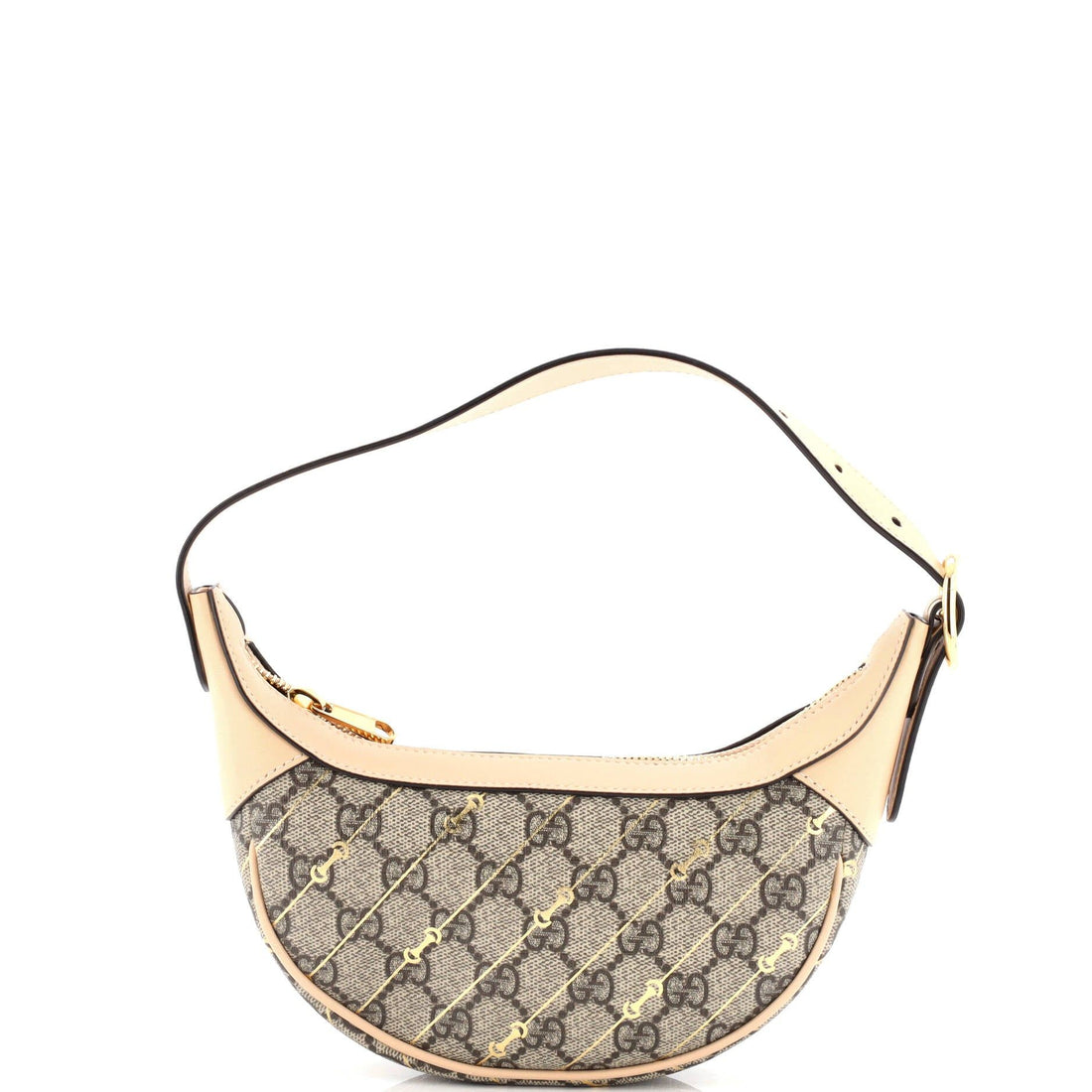 Gucci Ophidia Zip Hobo Print Gg Coated Canvas Mini