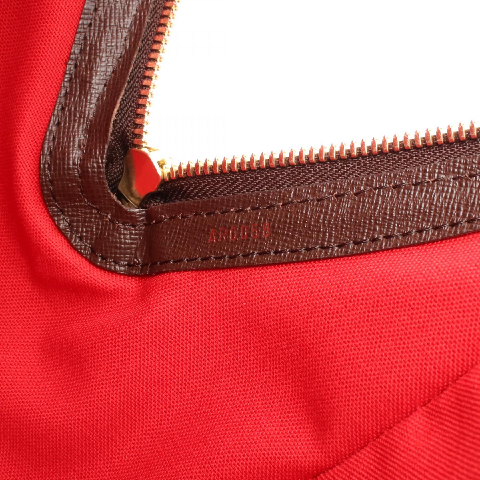 Louis Vuitton Belem Mm Ebene Brown Shoulder Bag N 51174