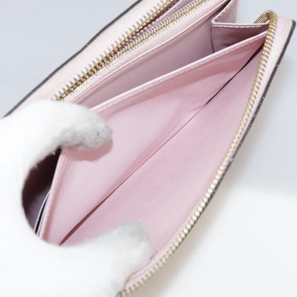 Louis Vuitton Vernis Zippy Wallet Rose Valerine M 93522 Lv Auth