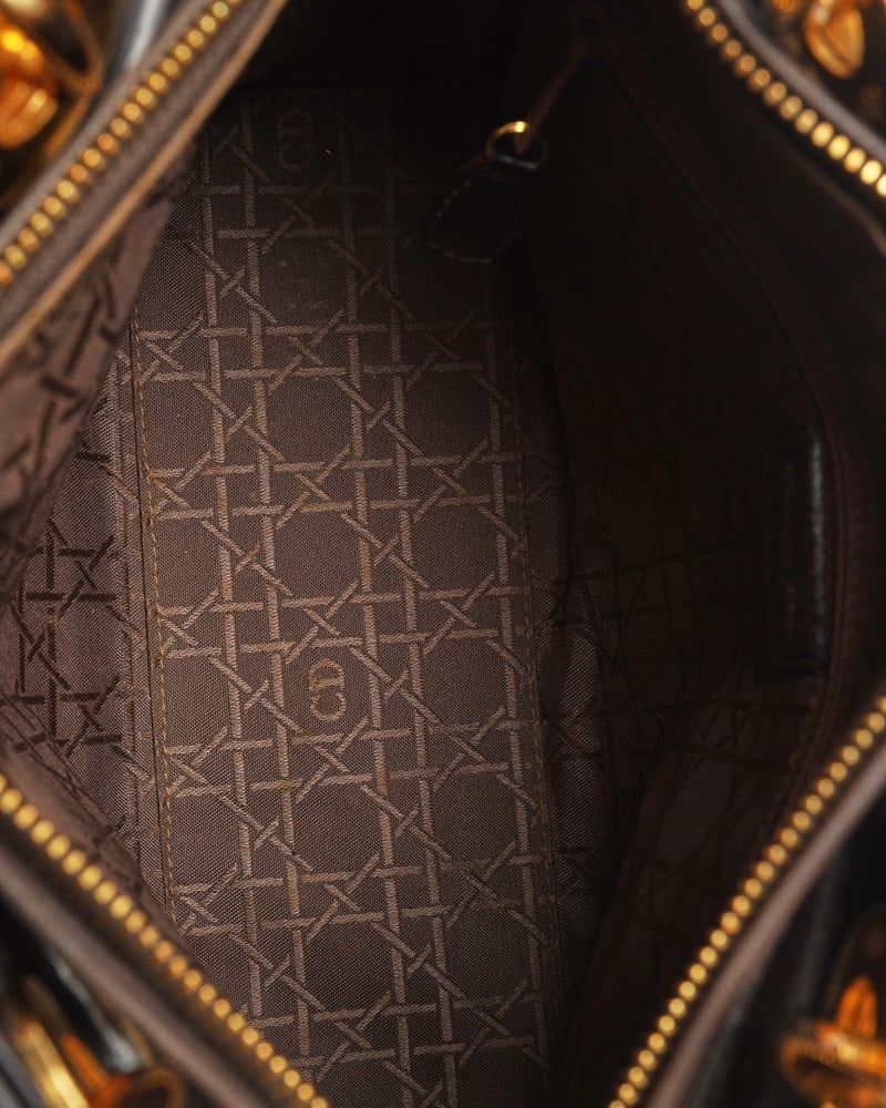 Christian Dior Medium Leopard Lady Dior Bag