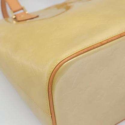 Louis Vuitton Vernis Houston Hand Bag Beige M 91004 Lv Auth