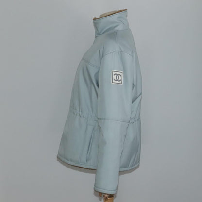 Chanel Sports Outer Nylon Light Blue Cc Auth