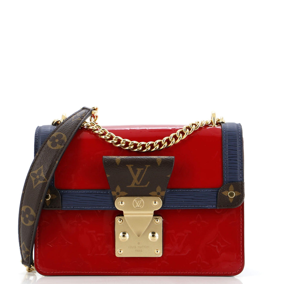 Louis Vuitton Wynwood Handbag Monogram Vernis With Monogram Canvas And Epi Leather
