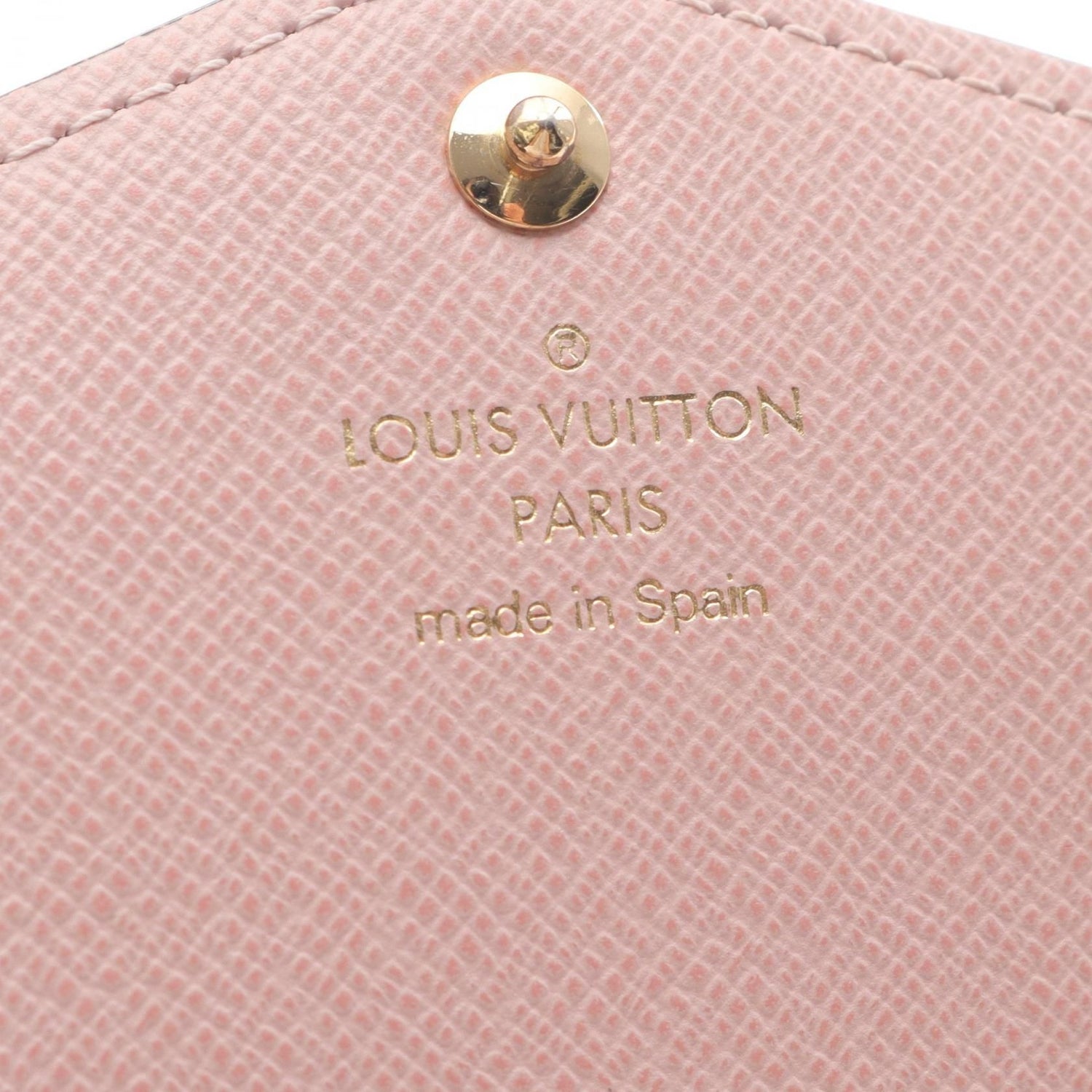 Louis Vuitton Portefeuille Sarah Ebene Brown Rose Valerine Bifoldpurse N 60114