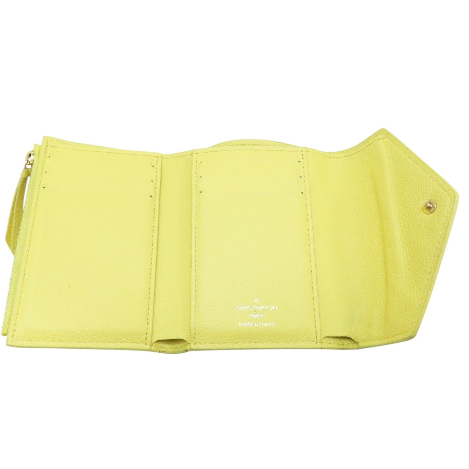 Louis Vuitton Victorine Small Wallet Empreinte Yellow M 81428