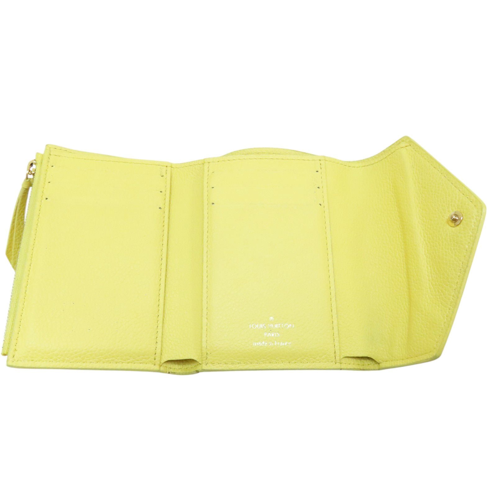 Louis Vuitton Victorine Small Wallet Empreinte Yellow M 81428