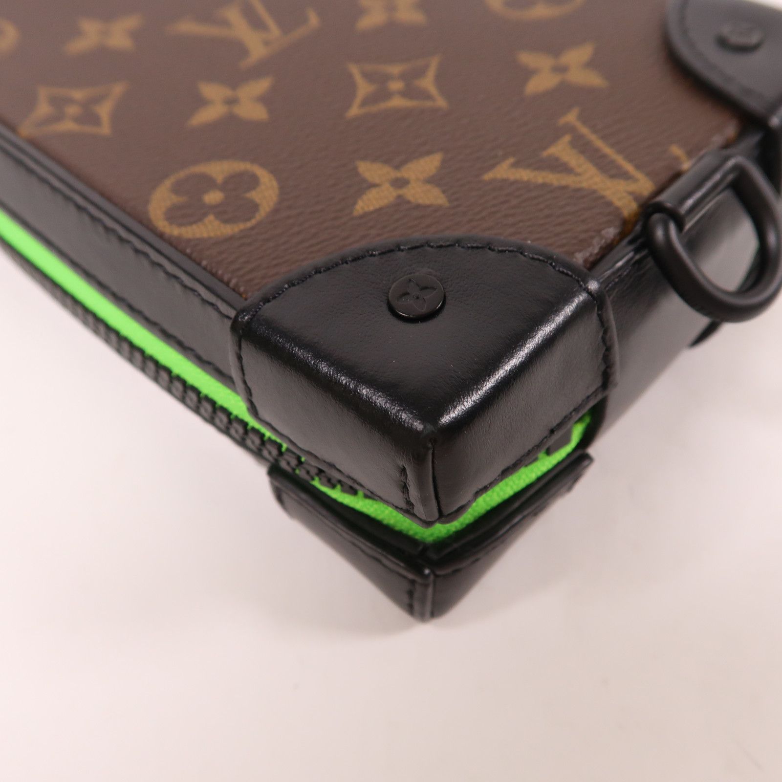 Louis Vuitton Monogram Soft Trunk Phone Box Shoulder Bag Black Shoulder Bag M 80144