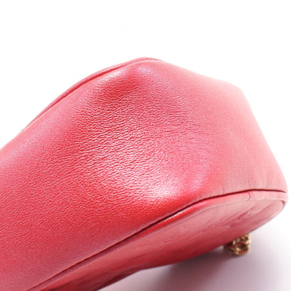 Louis Vuitton Heart On Chain Fall In Love Shoulder Bag M 80837 Leather Red