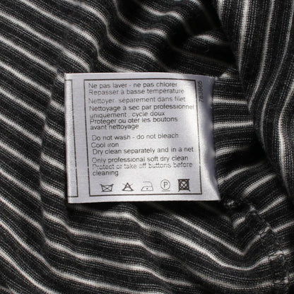 Chanel Black White T-shirt Cotton Nylon P 34294k 00963