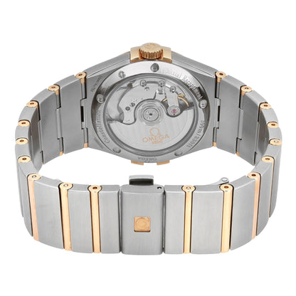 Omega Constellation 18K Yellow Gold Siver Dial Unisex Watch 123.20.35.20.02.006