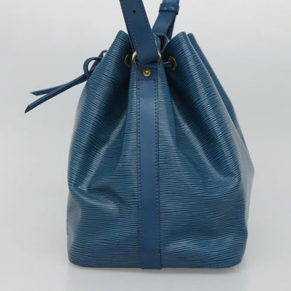 Louis Vuitton Epi Petit Noe Shoulder Bag Blue M 44105 Lv Auth