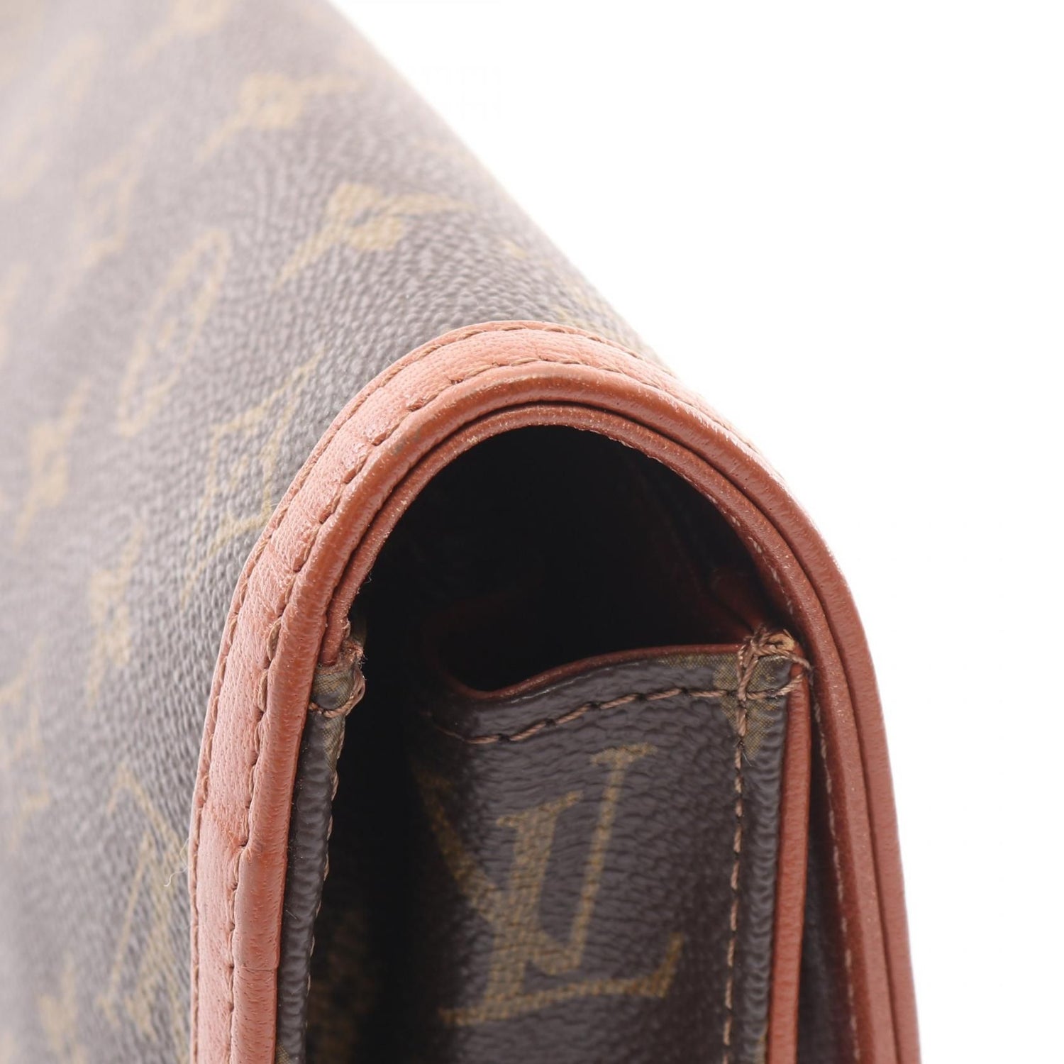 Louis Vuitton Pochette Dam Gm Brown Business Bag Clutch Bag M 51810
