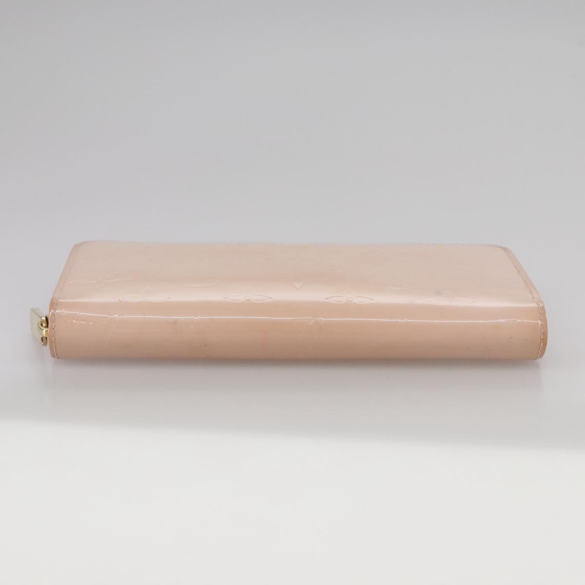 Louis Vuitton Vernis Zippy Wallet Rose Valerine M 93522 Lv Auth