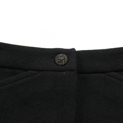 Chanel Black Skirt Wool P 44341v 32650