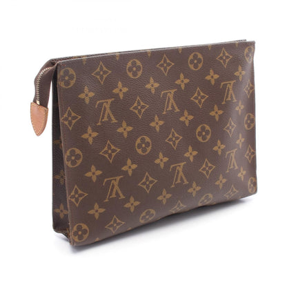 Louis Vuitton Posh Cracking Ted 26 Brown Business Bag Clutch Bag M 47542