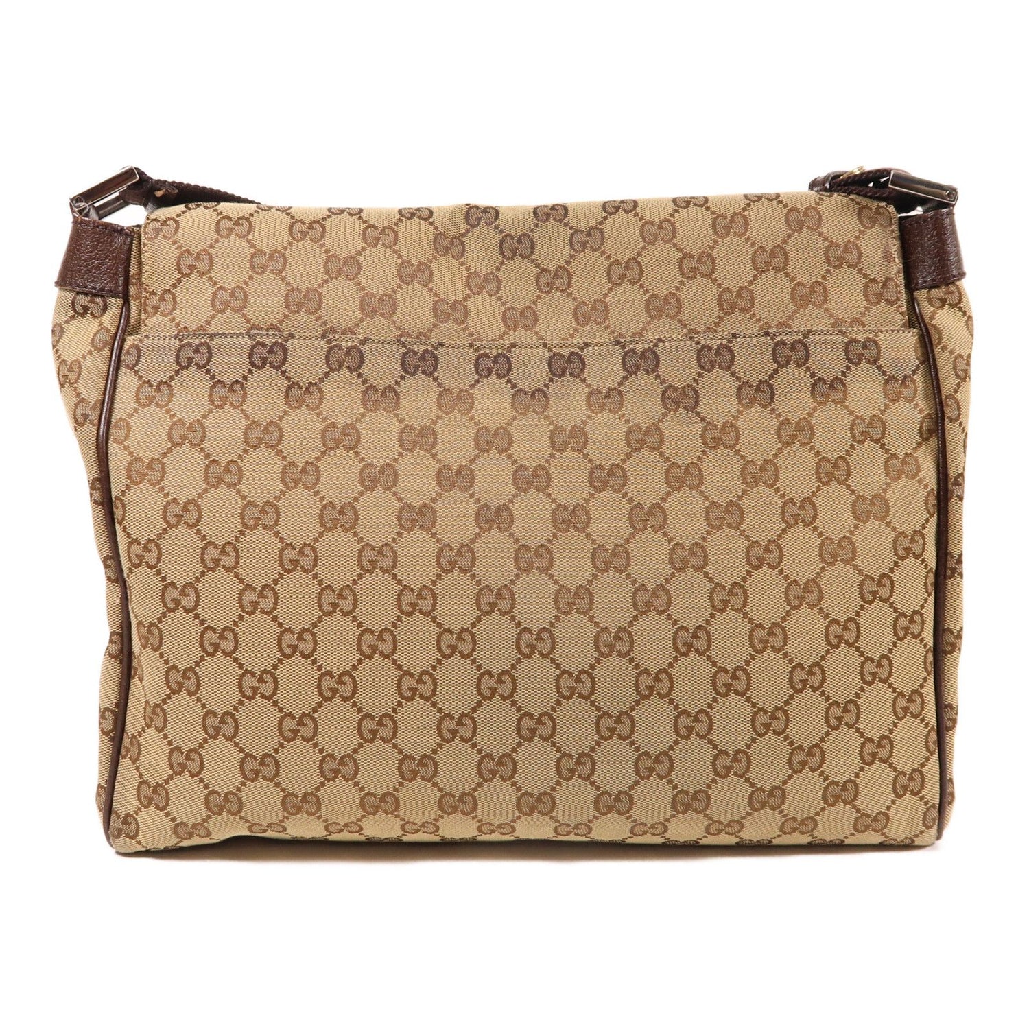 Gucci Canvas Shoulder Bag Brown Canvas 145861