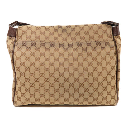 Gucci Canvas Shoulder Bag Brown Canvas 145861