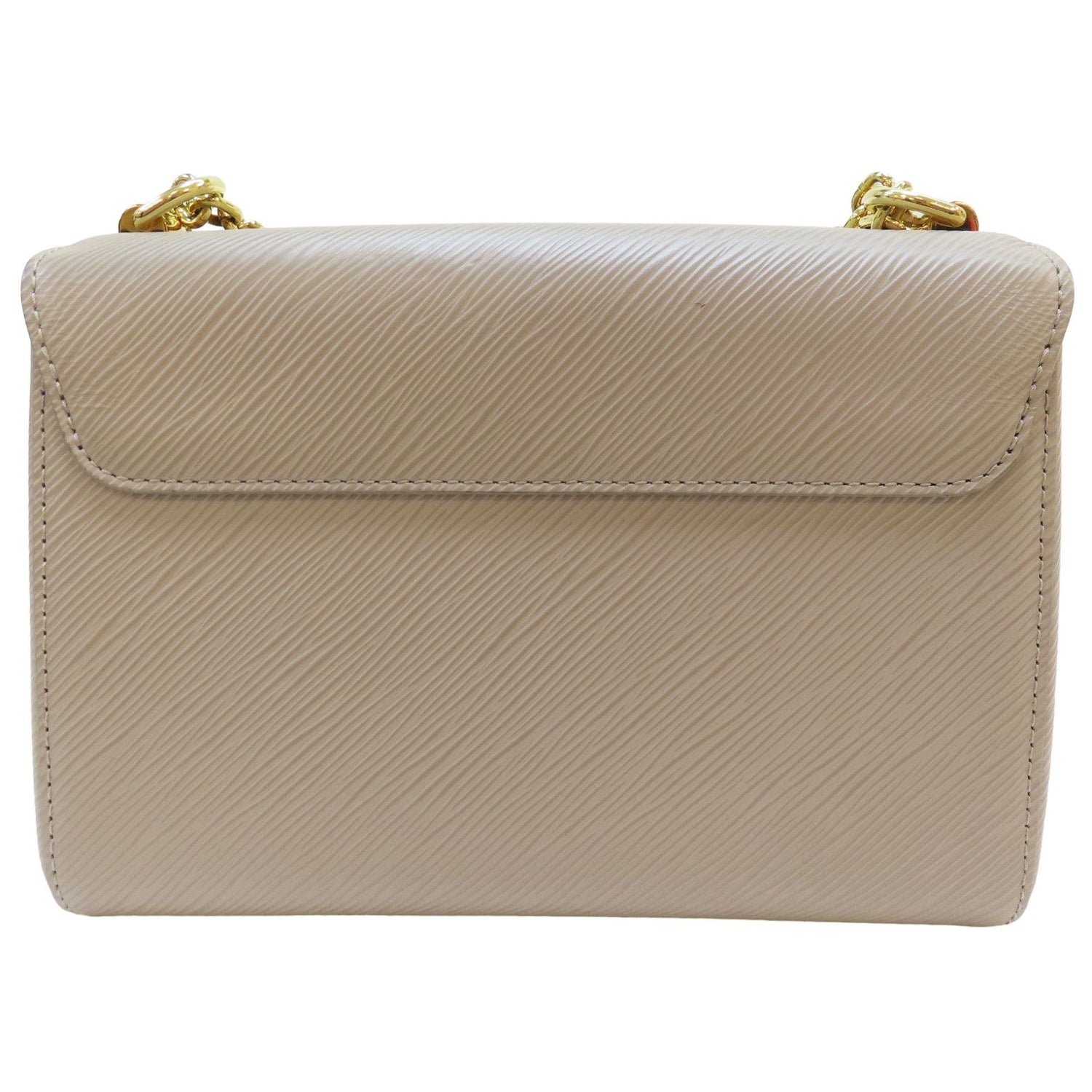 Louis Vuitton Twist Mm Rockstud Shoulder Bag Epi Leather Milktea M 24043