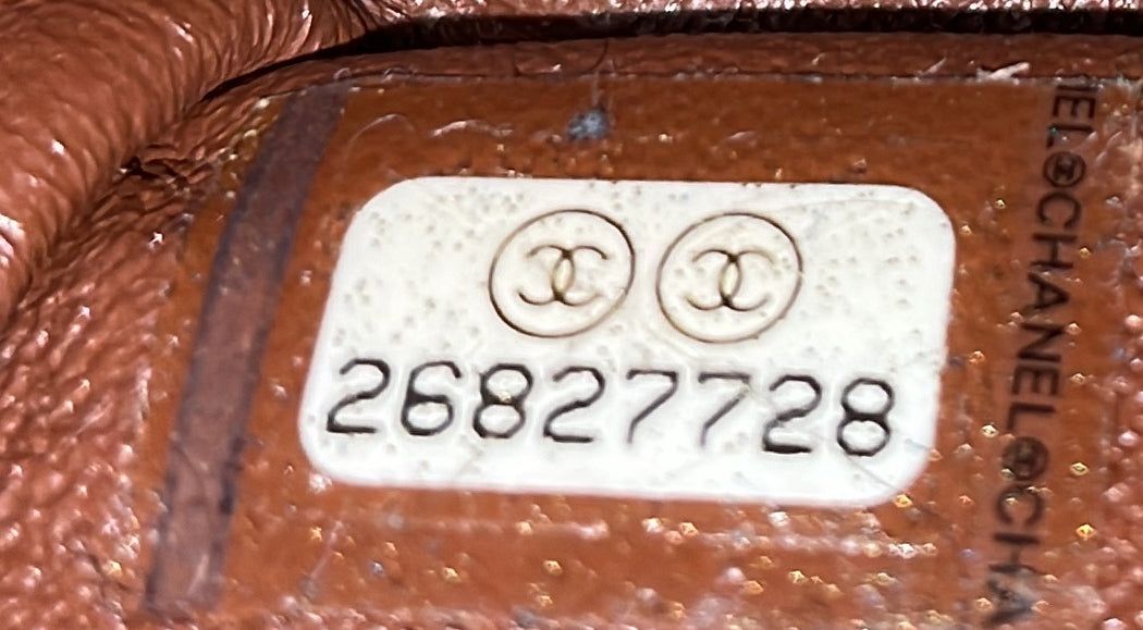 Chanel Reissue 2.55 Flap Bag Chevron Metallic Aged Calfskin 226