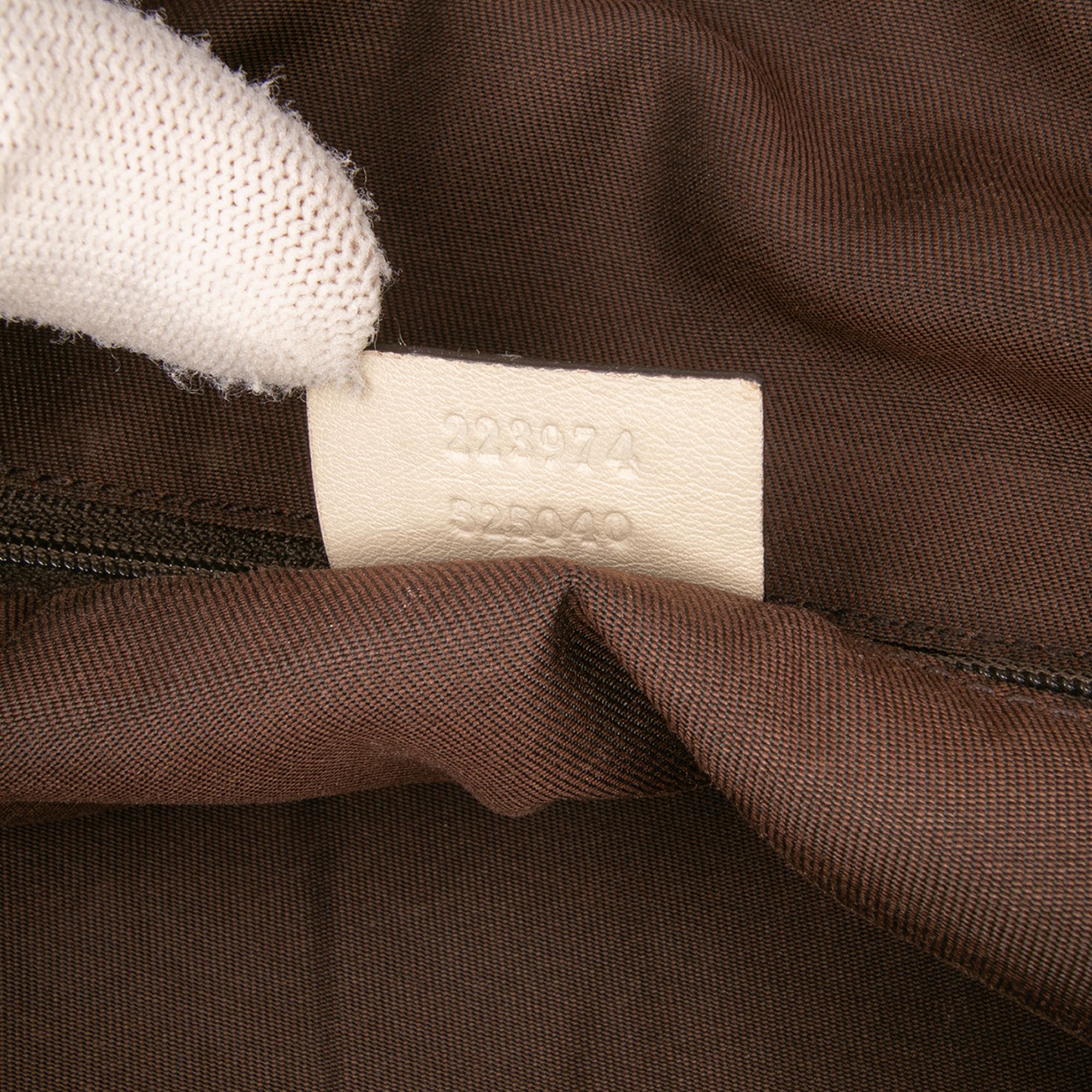 Gucci GG Canvas Sukey Satchel Brown