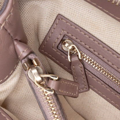 Gucci GG Canvas Mayfair Tote Brown