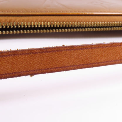 Louis Vuitton Vernis Monogram Venis Lexington Accessory Pouch Gold Handbag M 91010