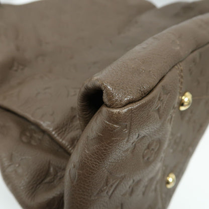 Louis Vuitton Cowhide Leather Artsy Mm Gold Shoulder Back Bag Color Brown Shoulder Bag M 94325