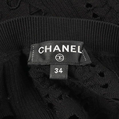 Chanel Black Coco Mark Knit Cotton P 62984k 48963