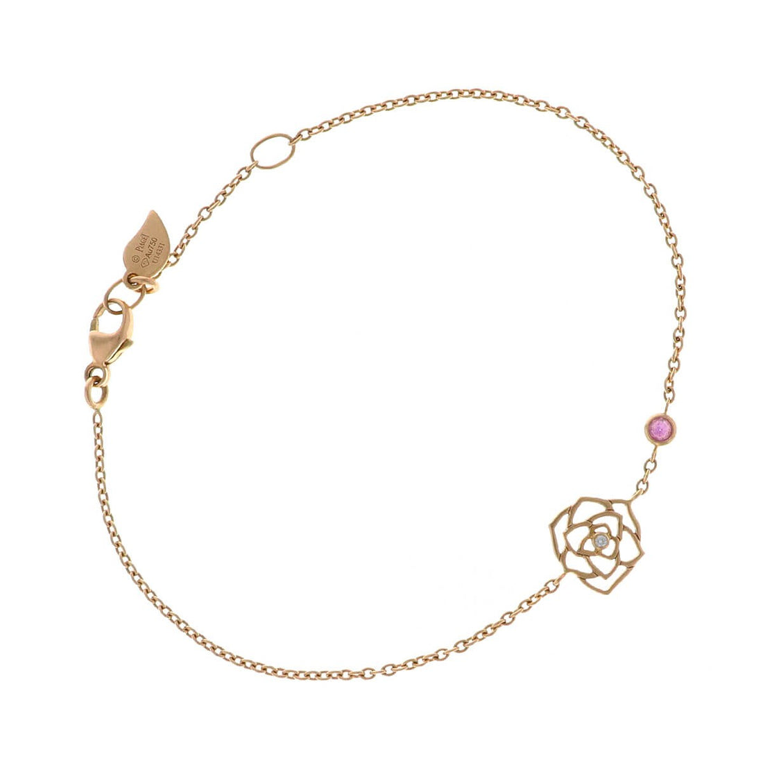 Piaget Rose gold, diamond and pink sapphire bracelet
