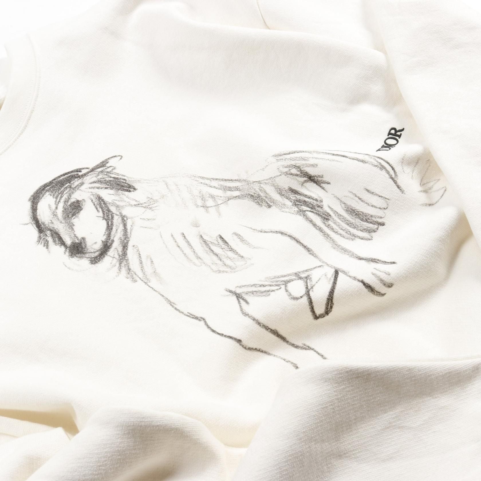 Christian Dior Duncan Grant Dog Print Sweatshirt 